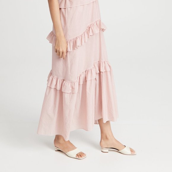 MISA | Morrison Maxi Dress Pink - Picture 3 of 6